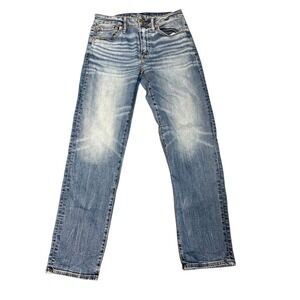 American Eagle Outfitters Mens Jeans Straight Fit Medium Wash Size 30x32